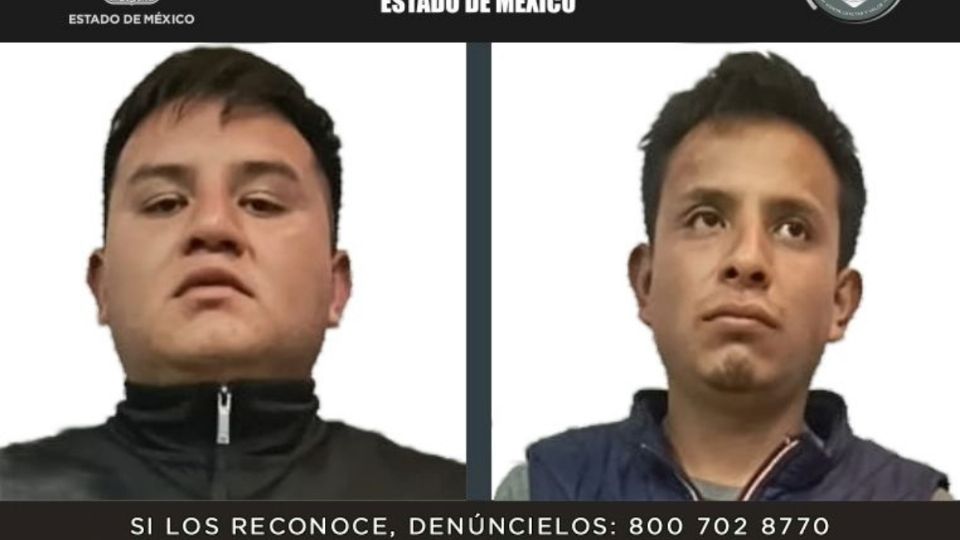 Los dos sujetos se encuentran recluidos en el penal de Tlalnepantla.