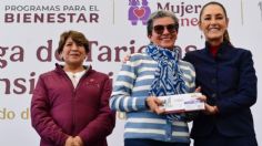 Claudia Sheinbaum y Delfina Gómez arrancan a entrega de pensiones “Mujeres con Bienestar”