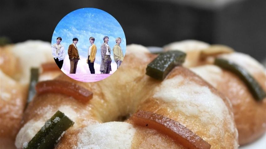 ¡Ya hay rosca de reyes con temática de BTS! Incluyen muñecos de los integrantes