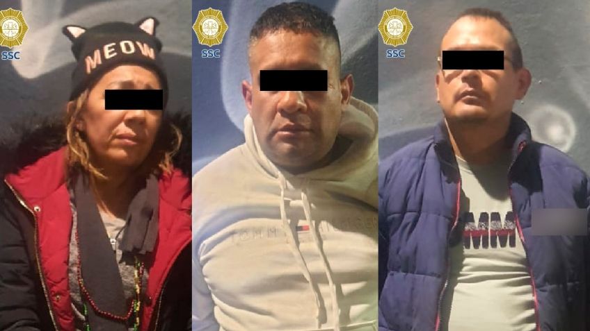 Tras persecución, electos de SSC detuvieron a tres personas que posiblemente robaron autopartes en Iztapalapa