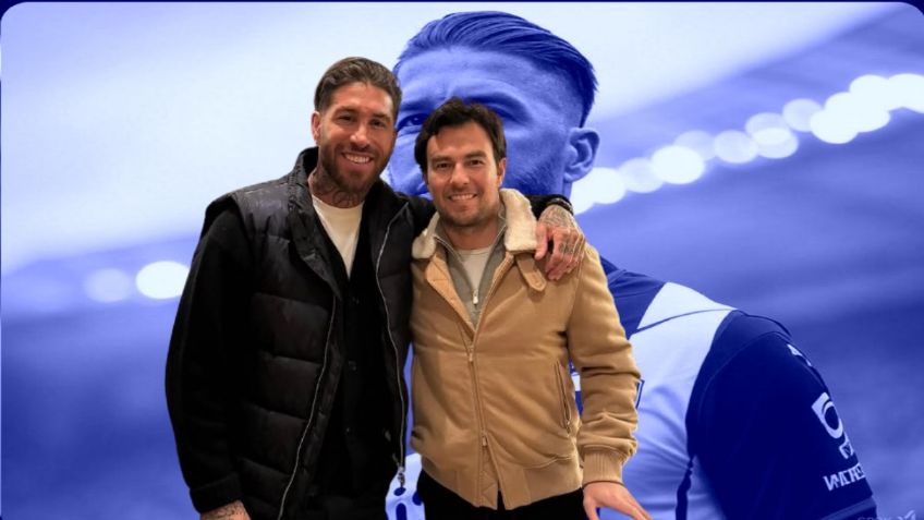 "Checo" Pérez y Sergio Ramos presumen encuentro, ¿confirma su llegada a México?