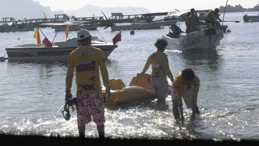 Limpian las playas para recibir a turistas en Acapulco en el primer puente del 2025