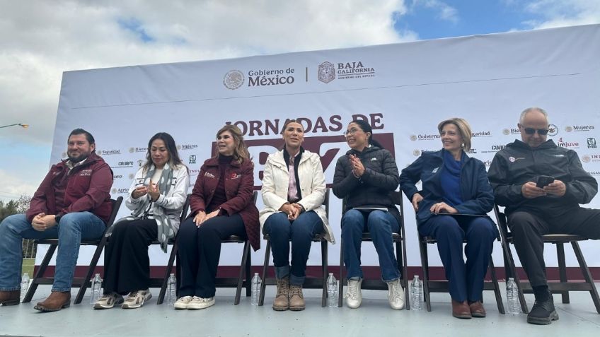 Encabezan Marina del Pilar y Esthela Damián Jornada de Paz en Tijuana