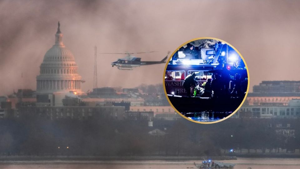 Más de 60 personas sufrieron el impacto entre dos aeronaves en Washington.