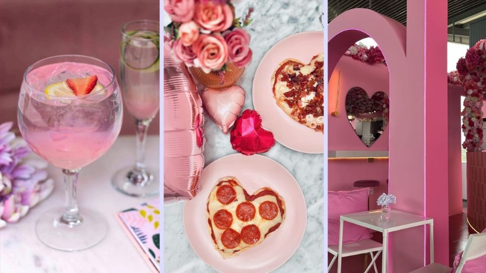 Conoce dónde están las cafeterías más rosas y cute para visitar el próximo 14 de febrero.