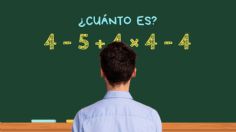 ¿Cuánto es  4-5+4×4-4? La cuenta matemática que parece simple pero que confunde hasta los más inteligentes