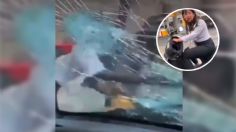 Mujer destroza el carro de su ex en pleno tráfico, reclamo divide las redes: VIDEO