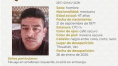 Desaparece Hector Aparicio Martinez, padre que buscaba a su hijo en Veracruz desde 2017