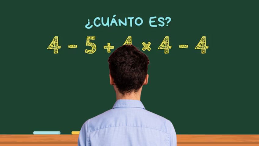 ¿Cuánto es  4-5+4×4-4? La cuenta matemática que parece simple pero que confunde hasta los más inteligentes