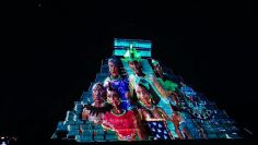 Proyectan la historia de Carrillo Puerto en la pirámide de El Castillo en Chichén Itzá