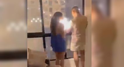 VIDEO Mujer es quemada por un fuego artificial durante celebración de Año Nuevo; intentaba grabar un momento romántico