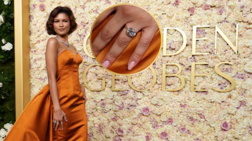 ¿Zendaya, comprometida con Tom Holland? La actriz desata sospechas en los Globos de Oro 2025