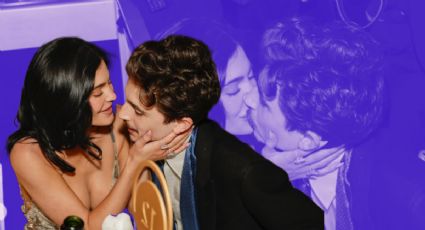 El romántico beso de Kylie Jenner y Timothée Chalamet con el que se hicieron virales en los Globos de Oro 2025