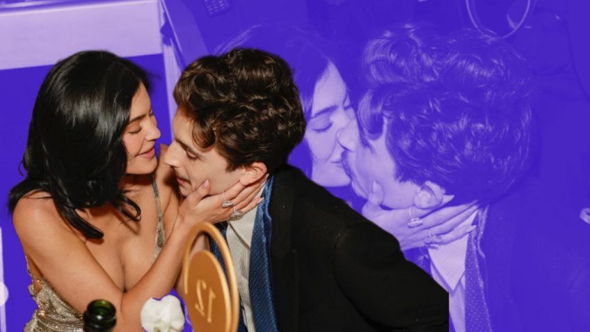 El romántico beso de Kylie Jenner y Timothée Chalamet con el que se hicieron virales en los Globos de Oro 2025