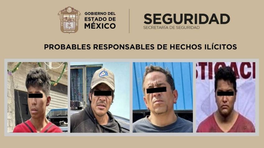 Detiene SSEM a 4 hombres, posibles responsables del delito de robo de hidrocarburos en Edomex