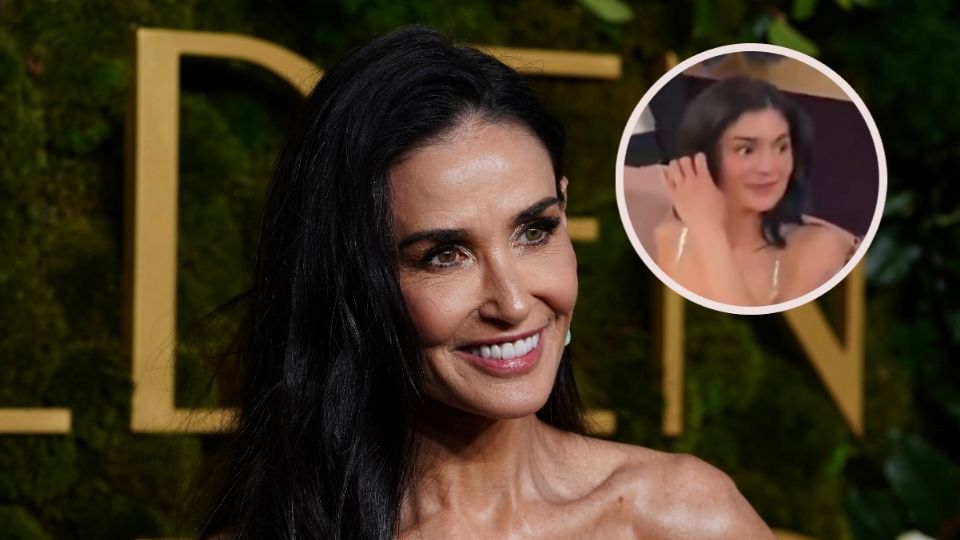 Demi Moore habría ignorado a Kylie Jenner en los Globos de Oro 2025