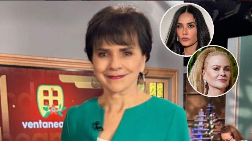 Pati Chapoy critica a Demi Moore y Nicole Kidman por su aspecto físico en los Globos de Oro: "Famélica"