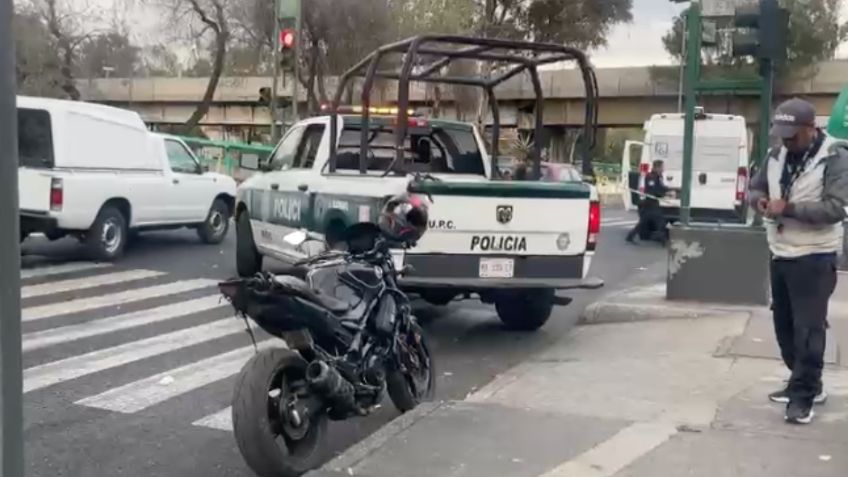 Muere ciclista de la tercera edad arrollado por transporte público en Iztacalco