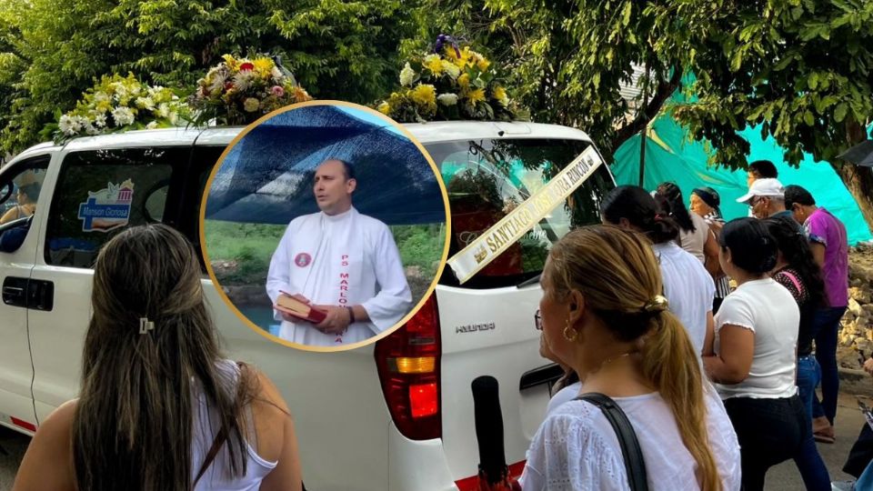 El pastor Marlon Lora daba misa en la iglesia cristiana, Príncipe de Paz Villaparaguay.