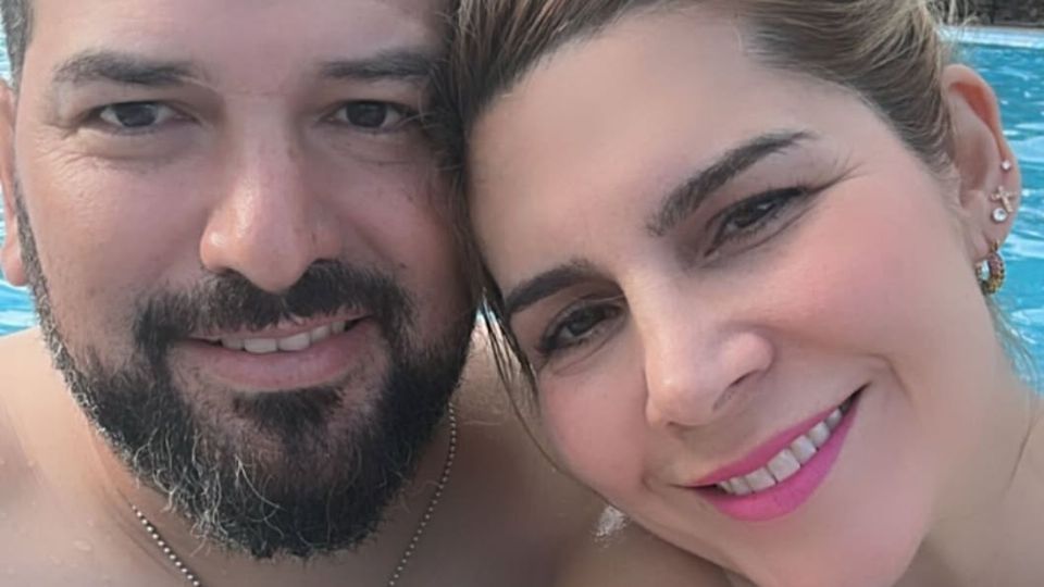 Karla Panini junto a su esposo Américo Garza