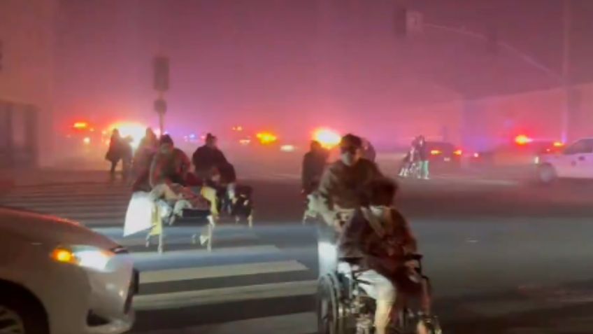 Incendios en California obligan a evacuar a pacientes en hospital de Pasadena | VIDEO