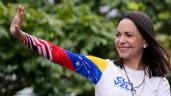 Foto ilustrativa de la nota titulada: María Corina Machado es atacada y detenida durante una protesta en Caracas