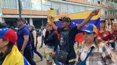 Venezolanos en México protestan en CDMX en apoyo a Edmundo González: "Que viva Venezuela libre"