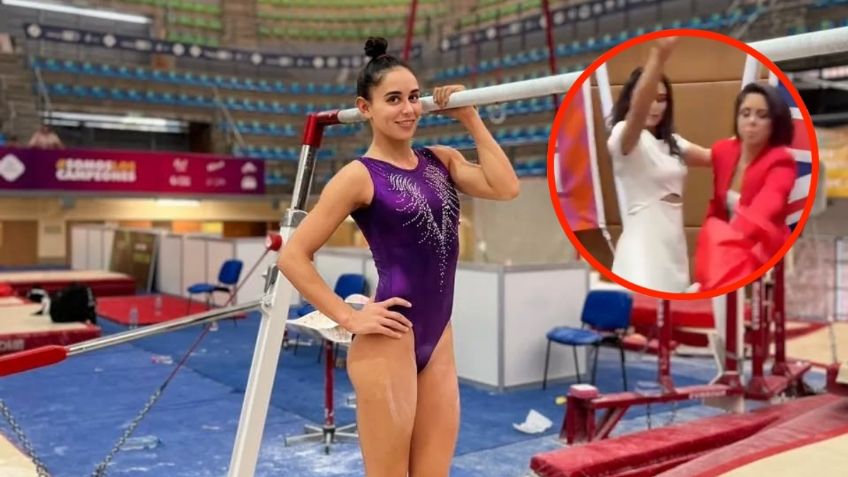 ¿Quién es Elsa Garcia? La gimnasta que  aventó la bandera de México al suelo