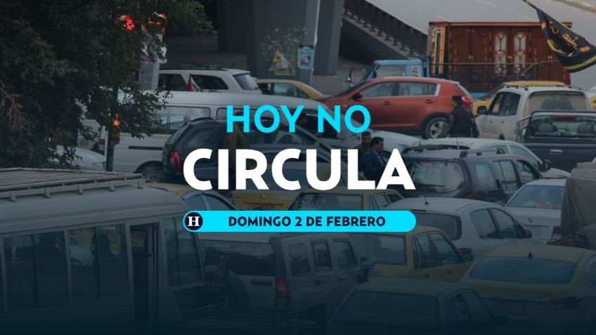 Hoy No Circula, domingo 2 de febrero de 2025: ¿Qué vehículos descansan en la CDMX y Edomex?