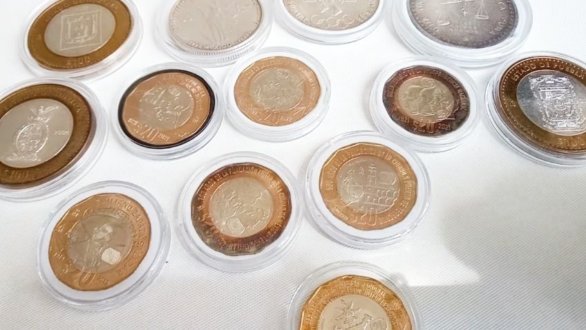 Las 4 monedas de 20 pesos que valen más de 6 millones y fueron emitidas por Banxico