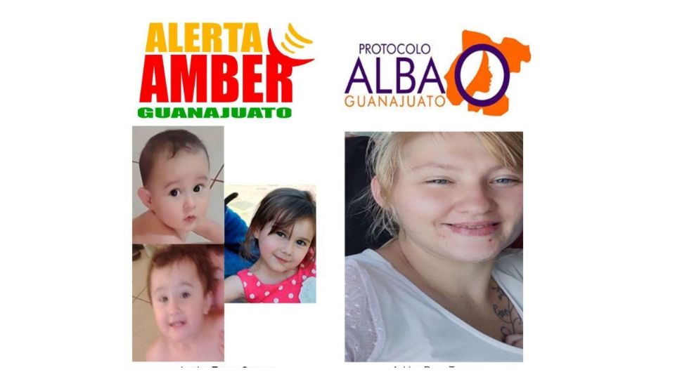 En la alerta de los niños David Torres Carman, Juan Emilio Torres Carman y de el niño Antonio Edwardo Torres de 2, 3 y 7 años