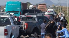 Caos en la México-Toluca por carambola con 20 autos involucrados