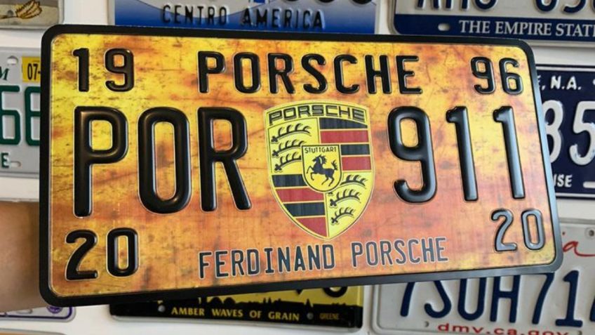 Compró una placa de auto por 3 mil pesos hace 40 años y ahora a los 60 años es millonario