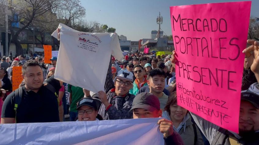 EN VIVO: Megamarcha de comerciantes de Mercados Públicos CDMX | rutas y alternativas HOY, lunes 10 de febrero