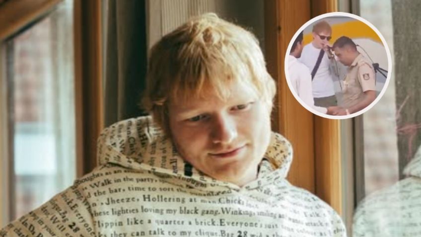 Policía detiene presentación con la que Ed Sheeran intentó sorprender a sus fans en la calle