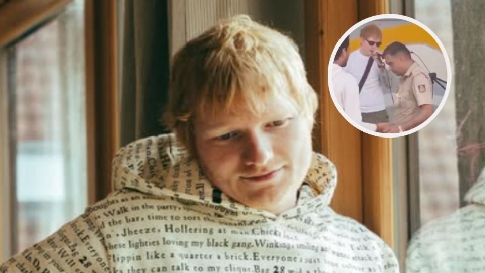 Policía detiene presentación de Ed Sheeran en la calle