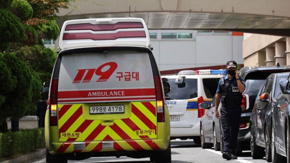 Una ambulancia en Corea del Sur, en una fotografía de archivo.