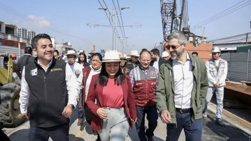 Conagua trabaja en obras para reducir el riesgo de inundaciones en Chalco