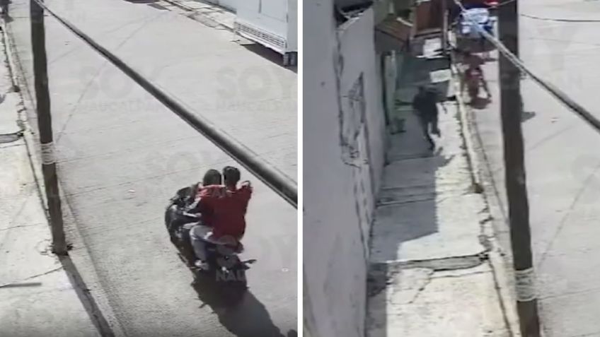 Dos asaltantes se quedan con las manos vacías gracias a la rápida reacción de su víctima, en Naucalpan | VIDEO