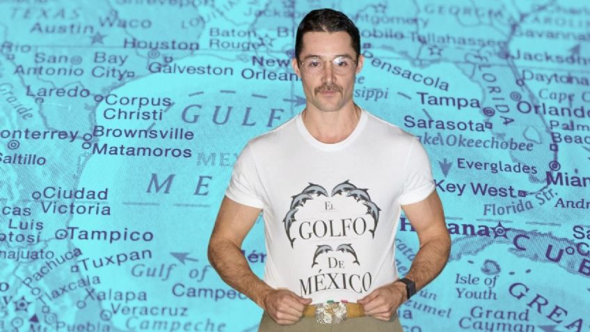 Patricio Campillo aparece en la Semana de la Moda de Nueva York con su playera del Golfo de México contra Donald Trump