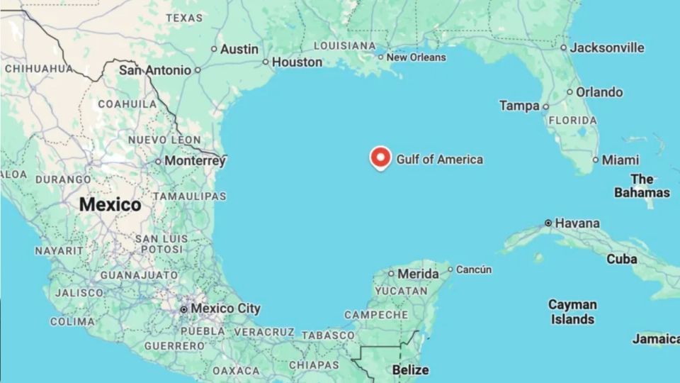 Google explicó el cambio de nombre del Golfo de México en Maps.