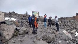 Foto que representa a Muere alpinista mientras era rescatado del Pico de Orizaba