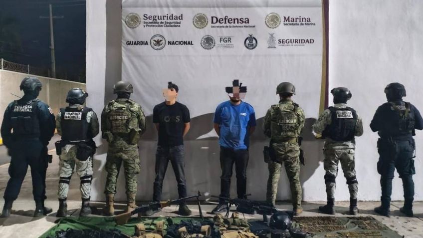 Fuerzas de seguridad aseguran vehículos, armas y municiones tras un enfrentamiento al norte de Culiacán