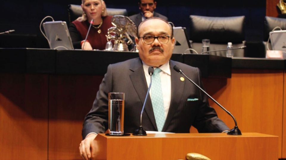 Jorge Carlos Ramírez Marín, senador del Partido Verde Ecologista de México (PVEM), presenta la iniciativa para fortalecer la regulación de las Denominaciones de Origen