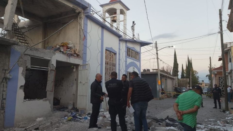 Dos lesionados fueron trasladados al Hospital General de Chalco.