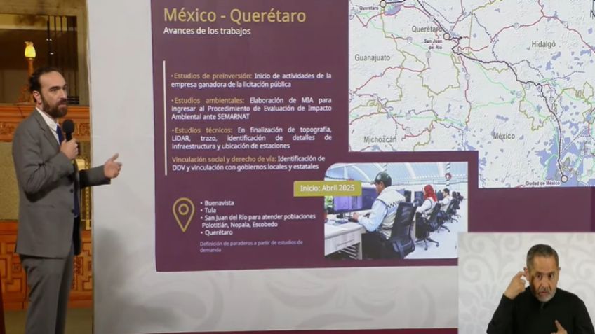 Presentan fechas de arranque para construcción de rutas de trenes AIFA-Pachuca y México-Querétaro