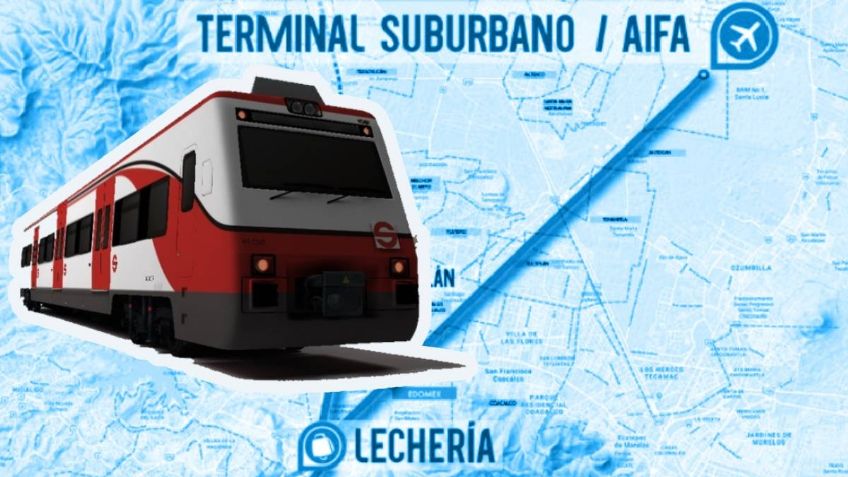 Tren Suburbano: ¿Cuánto tiempo harás de Buenavista al AIFA?