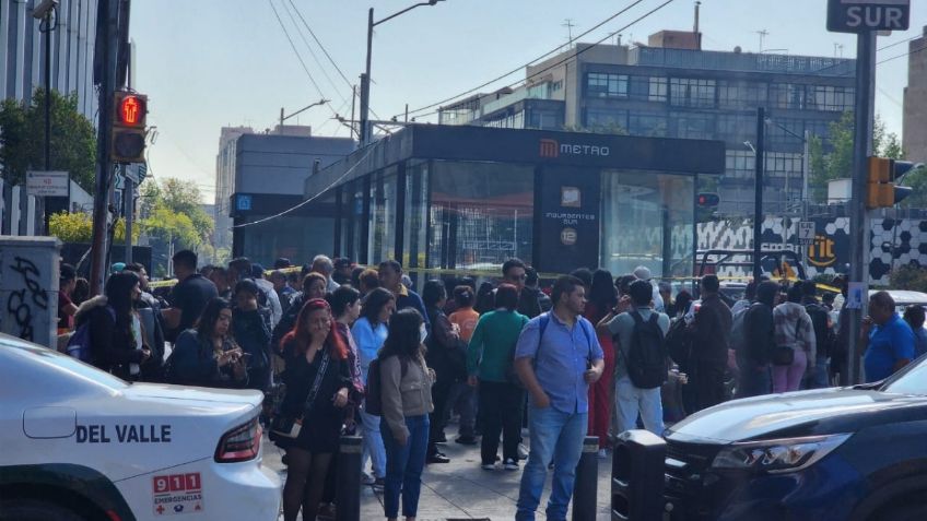 Filtran VIDEO del momento exacto de la balacera que dejó un muerto en inmediaciones del Metro Insurgentes Sur