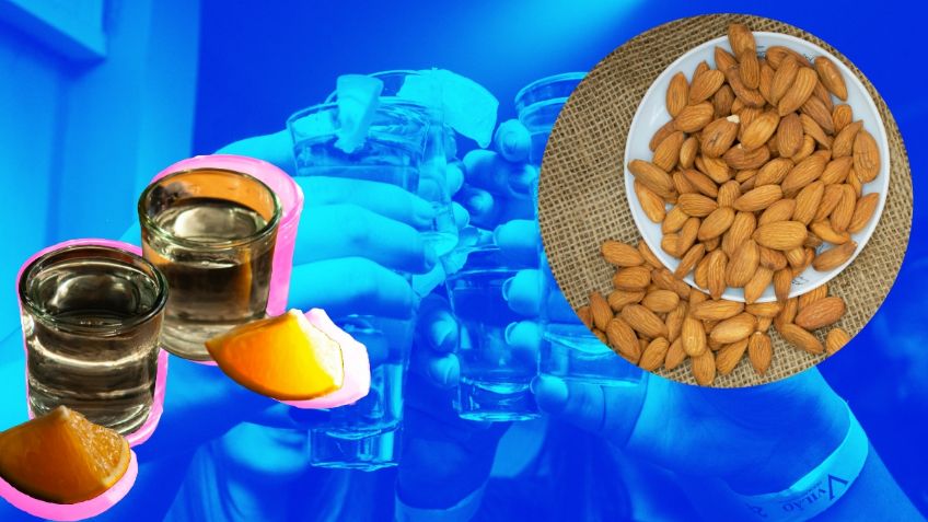 ¿Para qué sirve comer almendras antes de tomar alcohol?