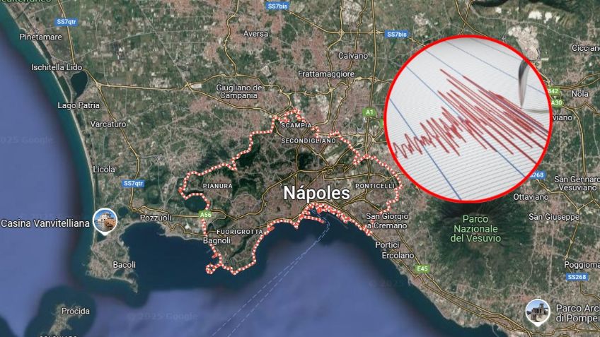 Suman más de 200 temblores en enjambre sísmico de Nápoles